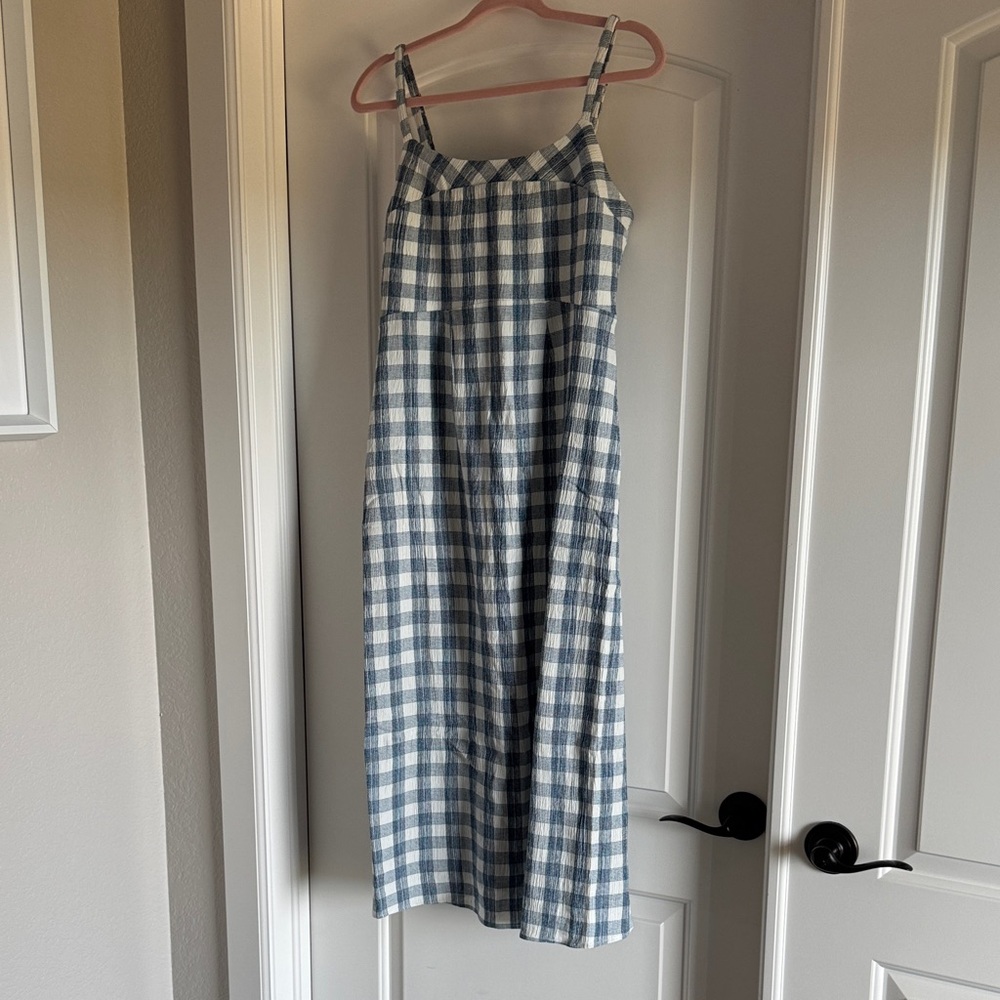 HATCH Size 1 Gingham Midi Sundress NWOT